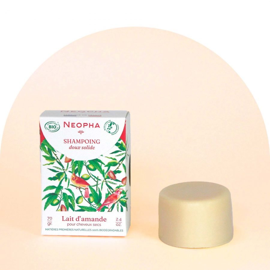 Neopha Shampoing doux lait d'amande étui + produit
